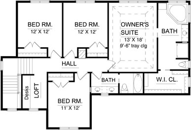 Upper Floor Plan